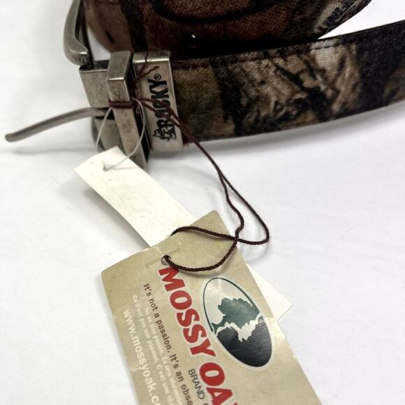 Mossy Oak Belt Belts Camouflage Reversible 44 Hunting NWT - Picture 6 of 8